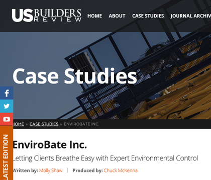 EnviroBate in the US Builders Review Image